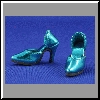 Easy to Wear Tyler Shoes Metallic Turquoise